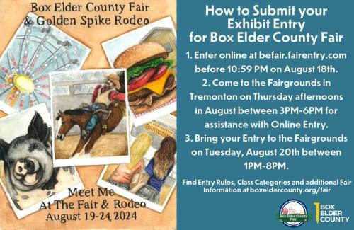 Box Elder County Fair Utah Online Entry Instructions for Fair Exhibits 