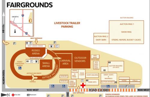 2024 Box Elder County Fair Map