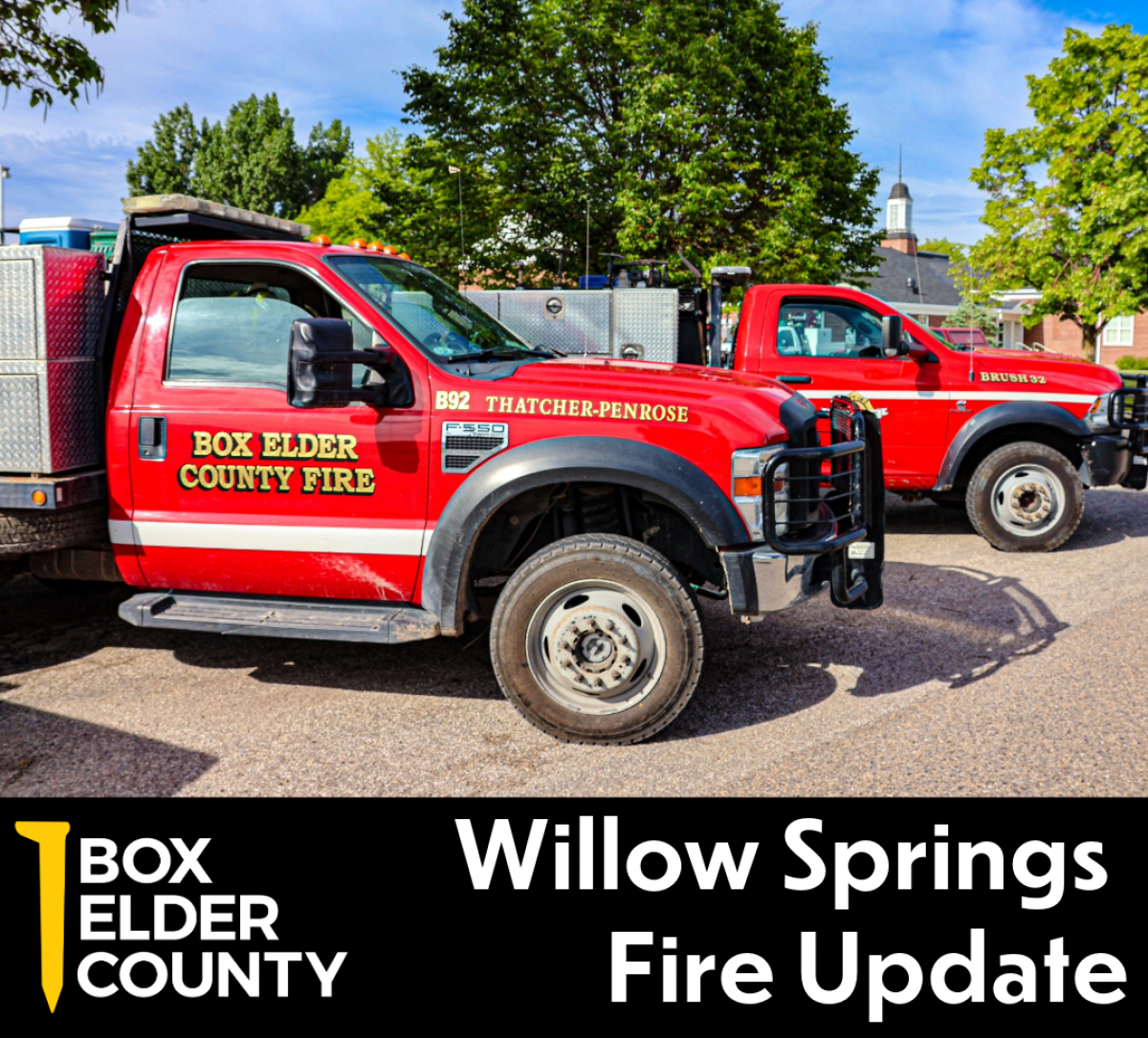 Willow Springs Fire Box Elder County Utah September 2024