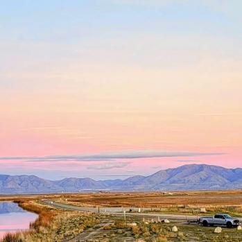 Bear River Bird Refuge Sunset